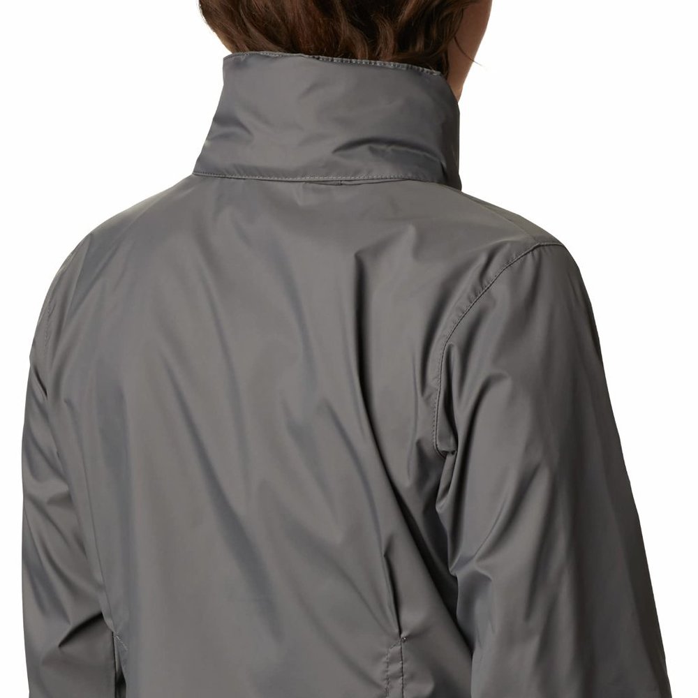 Columbia Women's Ohio State University Buckeyes Waterproof Hooded Jacket Gray XL - Picture 6 of 8